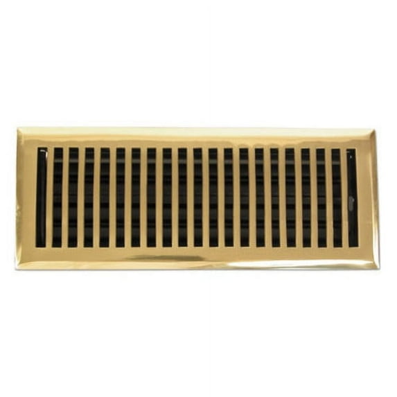 Brass Elegans 116G 6" X 10" Contemporary Series Solid Brass Air Return Vent