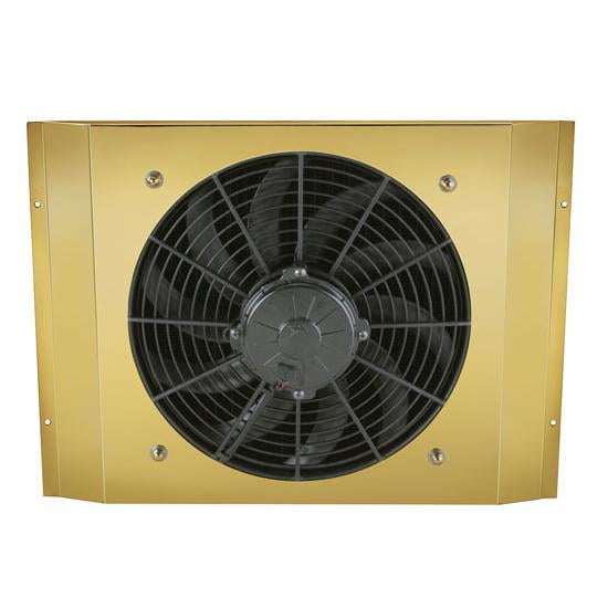 Brass Fan and Shroud for T-Bucket Radiator