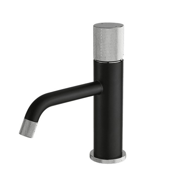 Brass Faucet Body Ensures Quality And Longevitycomes With Hot & Cold-Water Black