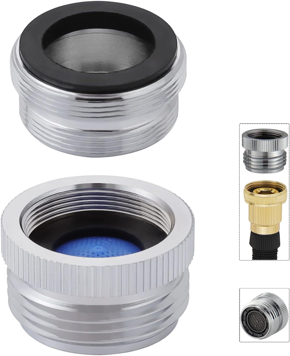 Faucet Adapter Set Brass Aerator Adapter Set Male/Female R2L3 - Walmart.com