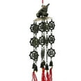 thumbnail image 1 of Brass Feng Shui Wind Chime For Home Garden & Car - Toad and Fortune Coins (WIN092), 1 of 1
