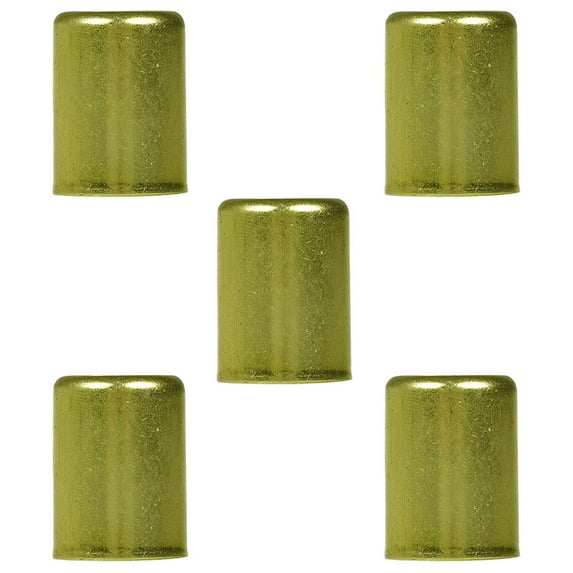 Brass Ferrule 13/16" Outer Diameter 5/8" Inner Diameter Smooth 5-Pack 32573
