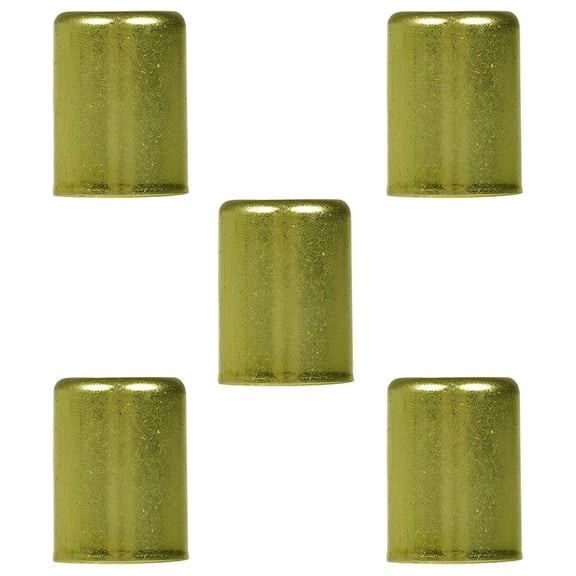 Brass Ferrule 13/16" Outer Diameter 5/8" Inner Diameter Smooth 5-Pack 32573