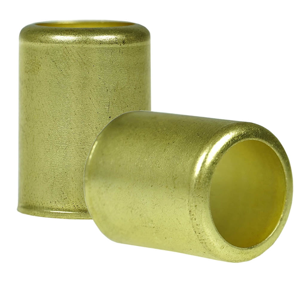 Raccord En Laiton (ferrule) Lisse - 2 Pièces - Diamètre Extérieur 7/8" - Intérieur 5/8" - Pour Serrage - Neuf