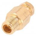 Brass Fitting Straight Through Threaded Pipe Connection Nipple Industrial Joint SuppliesPD408