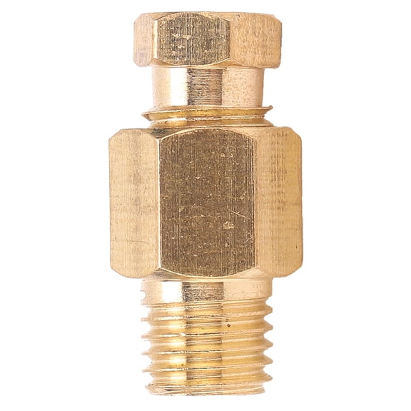 Brass Fitting Straight-Through Threaded Pipe Connection Nipple Industrial Joint Supplies