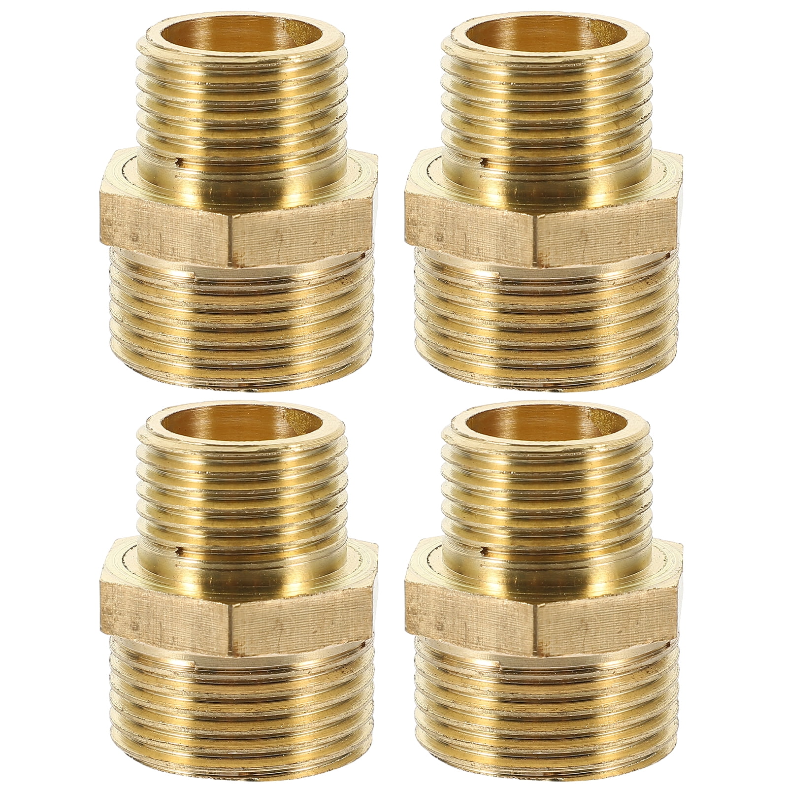 Brass Fittings Stainless Hose Adjustable Joints 1/2 Connector High Pressure Water Quick