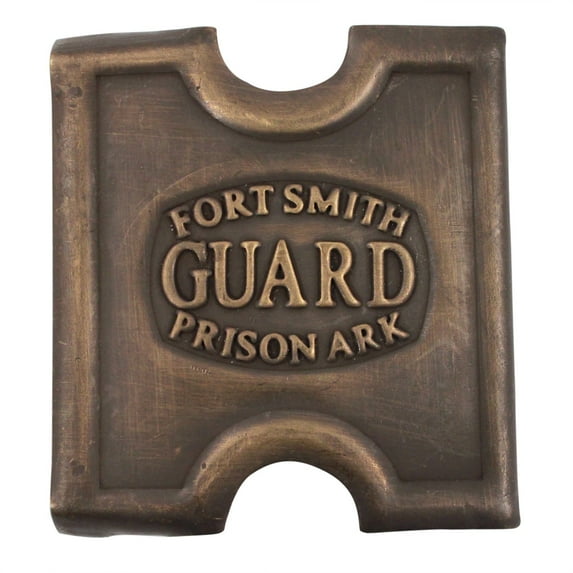 Brass Fort Smith Prison Guard Belt Buckle