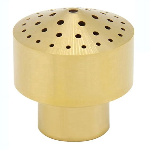 Brass Fountain Nozzle 1/2Inch DN15 Pond Column Water Sprinkle Head for Garden Pond Amusement Park