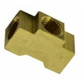 thumbnail image 1 of Brass Fuel Line Tee 5/8"-18 Female Inverted Flare All Sides for 3/8" Tube, 1 of 1