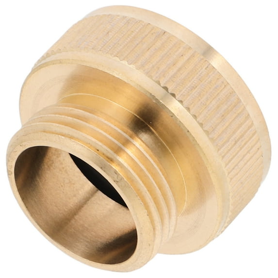 Brass Garden Hose Adapter Female to Male Thread Adapter Quick Connect Hose Fitting Water Hose Connector 1 Inch Female to 3/4 Inch Male Adapter for Garden Hose Repair
