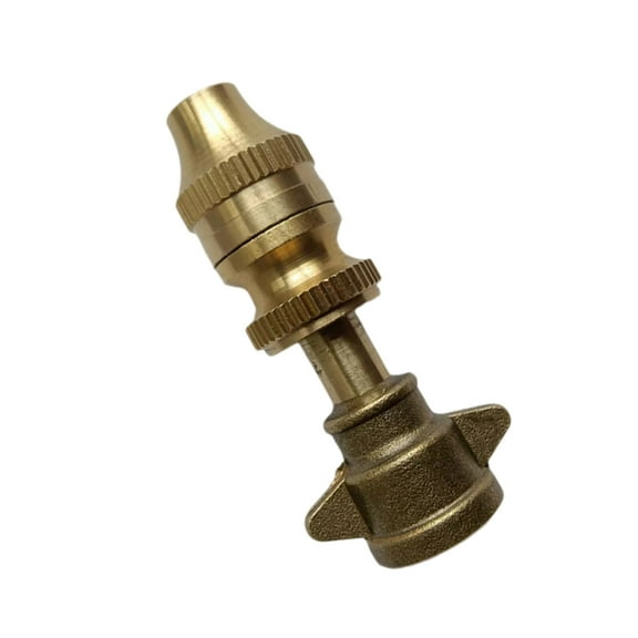 Brass Garden Hose Nozzle Jets Sweeper Nozzle,Highs Pressure Long Ranges Washer Nozzle for Chemicals Sprayings,Car Washing