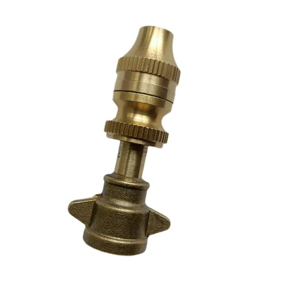 Brass Garden Water Hose Nozzle,Jets Stream Hose Nozzle Highs Pressure Super Sweepers Nozzle For Clean Patios,Driveways