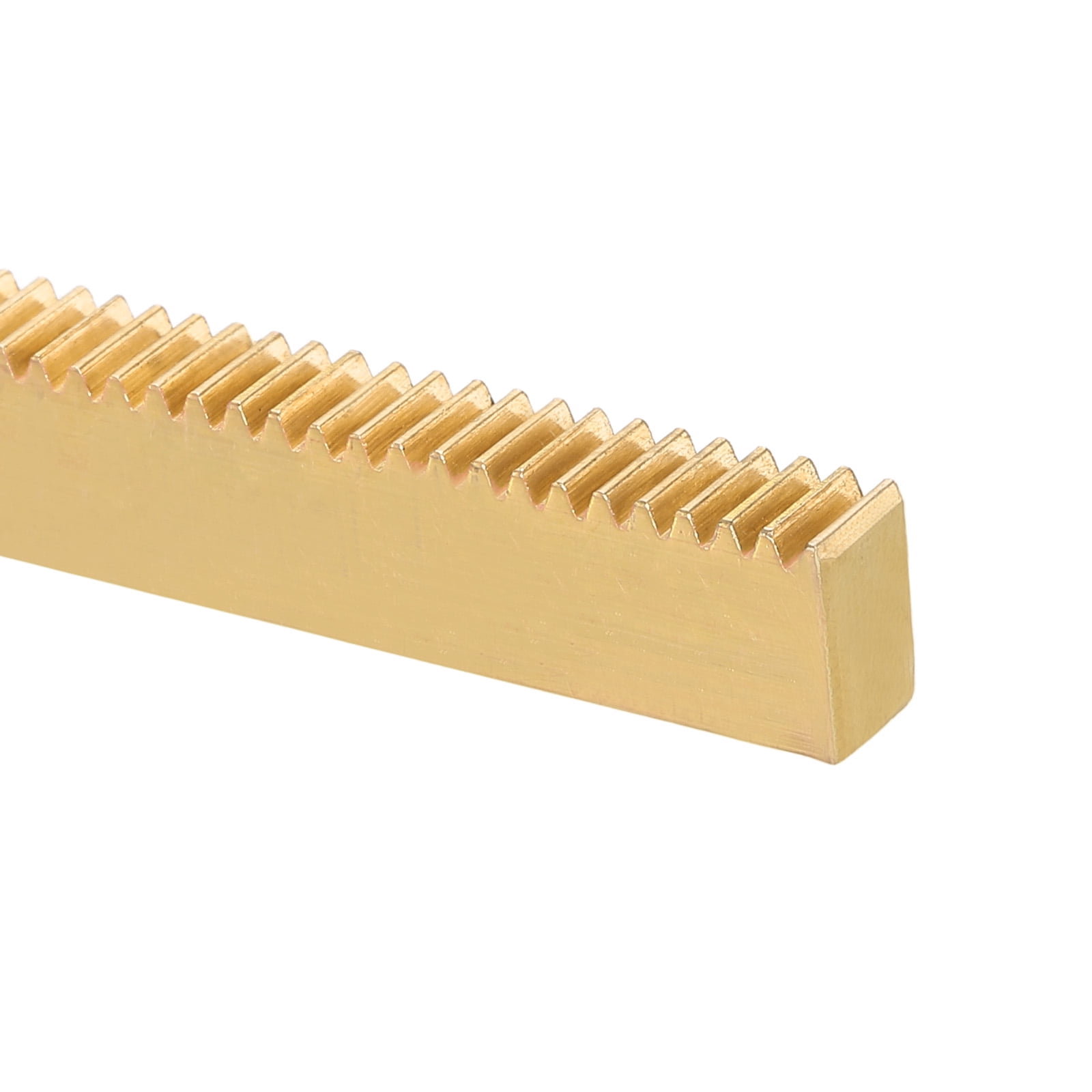 Round Spur Rack Brass Gear Rack, 0.5 Module 150mm x 8mm x 5mm Heavy Duty Straight ...