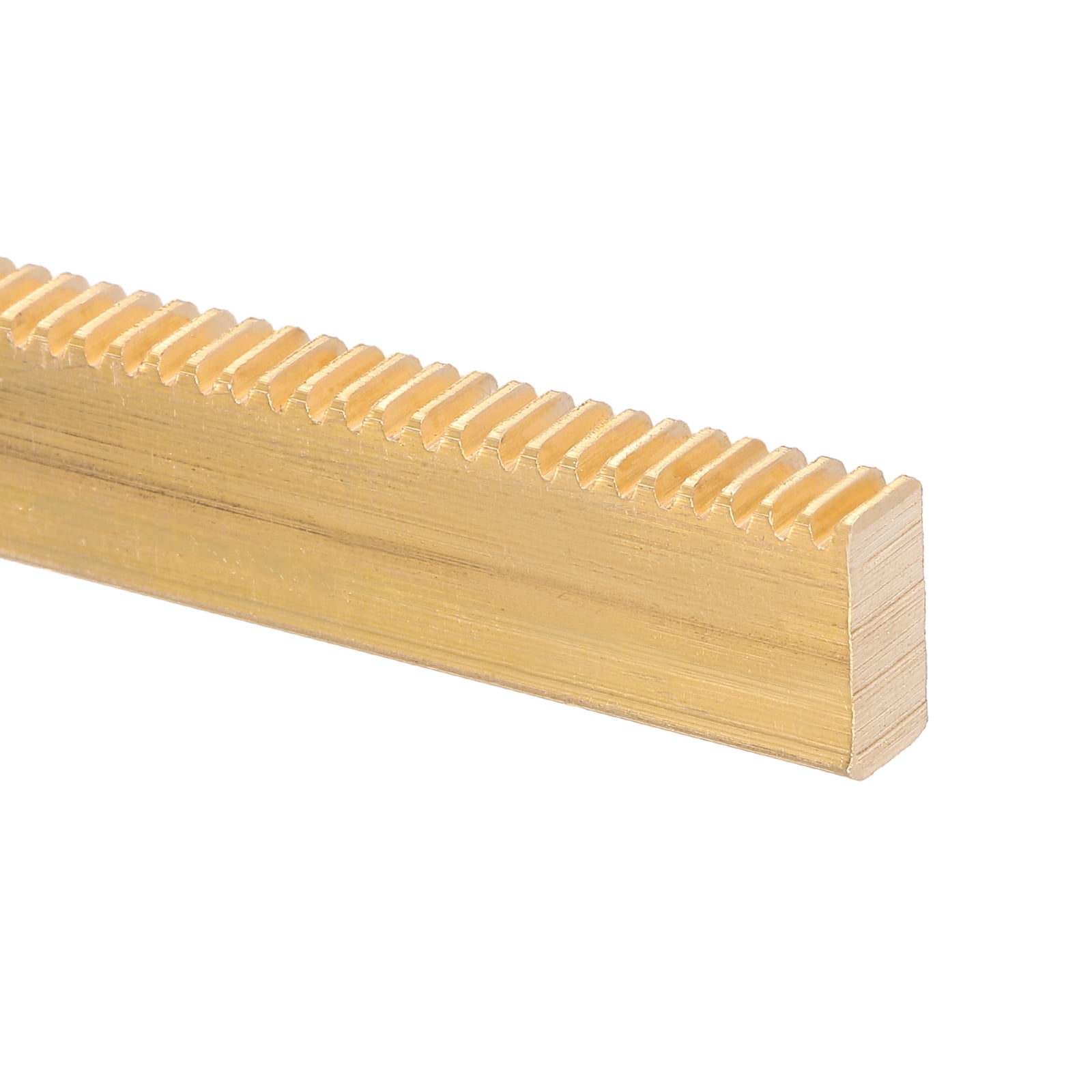 Round Spur Rack Brass Gear Rack, 0.5 Module 250mm x 10mm x 5mm Heavy Duty Straight ...