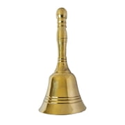 Brass Ghanti Pooja Religious Jingle Bell Handheld Mandir Ghanti Hand Bell-3 Inch