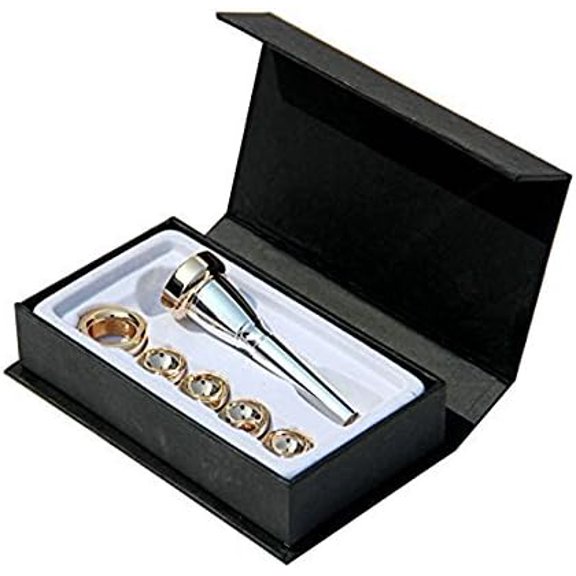 Brass Gold Silver Plated Bb and C key Trumpet Mouthpiece 3C 2C 2B 3B Trumpet Part$$Music