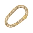 thumbnail image 1 of Brass Gold/Silver Plated Cubic Zirconia Hook for Necklace Full Rhinestones Bag Connector Jewelry Findings, 1 of 8