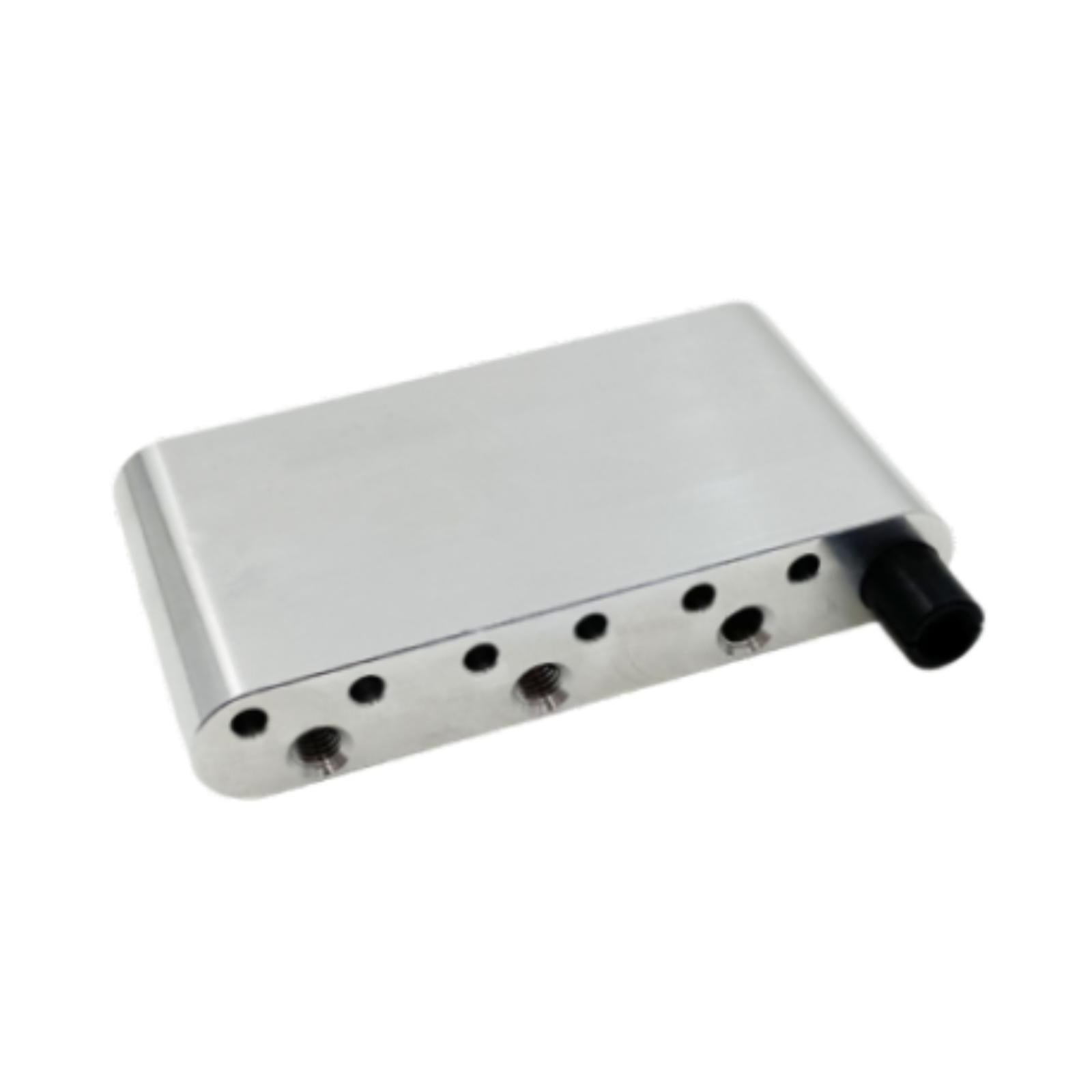 Brass Guitar Tremolo Block Bridge Saddle Aluminium Alloy Replacement Fit for Electric Guitar Base Plate DIY Luthiers