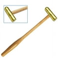 thumbnail image 1 of 2 oz Brass Head Hammer 1/2" Head Diameter, 1 of 6