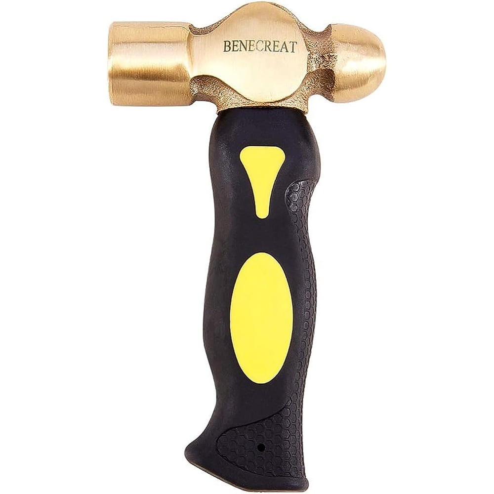 Brass Hammers with Plastic Handle Raw(Unplated) 16x9.2cm DIY - Walmart.com