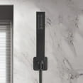 thumbnail image 1 of Brass Hand Shower Head for Bathroom Shower with Wall Connector and Hose Set, 1 of 16