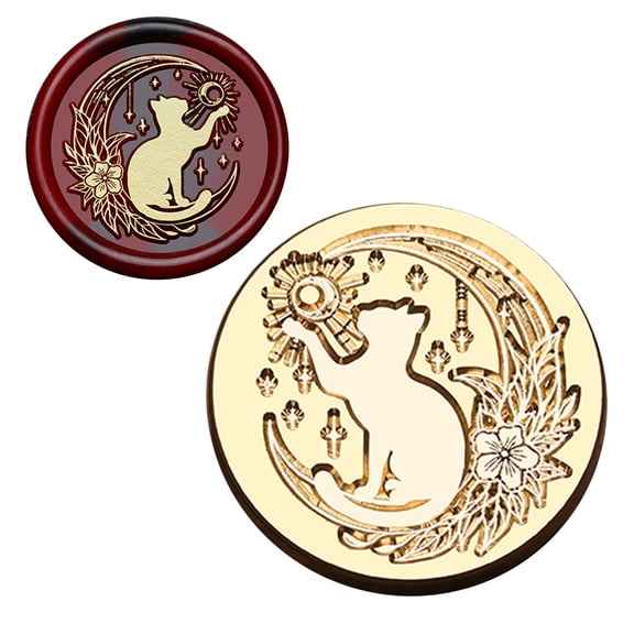 Brass Head Seal Stamp Halloween Series Sealing Waxed Stamp Spiders Waxed Seal Stamp for Card Invitations Decoration