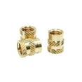 thumbnail image 1 of Brass Heat Insert Nut Assortment Set Hot Melt Knurled Threaded Insert Embedment Copper Nut 3d Print Nutinsert, 1 of 7