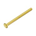 thumbnail image 1 of Brass Hex Bolts, 1/4-20x3" 1 Pack Fully Thread Grade 4.8 Machine Screws, 1 of 5
