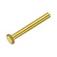 thumbnail image 1 of Brass Hex Bolts, 5/16-18x2-1/2" 1 Pack Fully Thread Grade 4.8 Machine Screws, 1 of 5