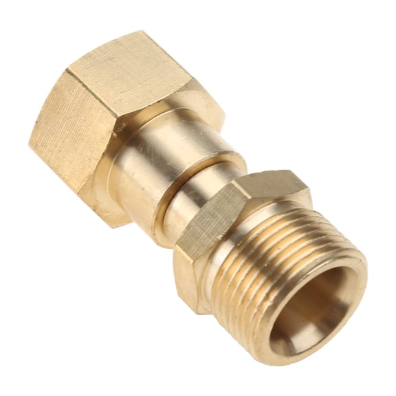 Brass High Pressure Nozzle Washer Thread Swivel Joint Connector Hose