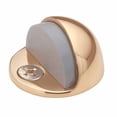 thumbnail image 1 of Brass Home Door Stop Dome Office Floor Mount Bumper Renovators Supply, 1 of 3