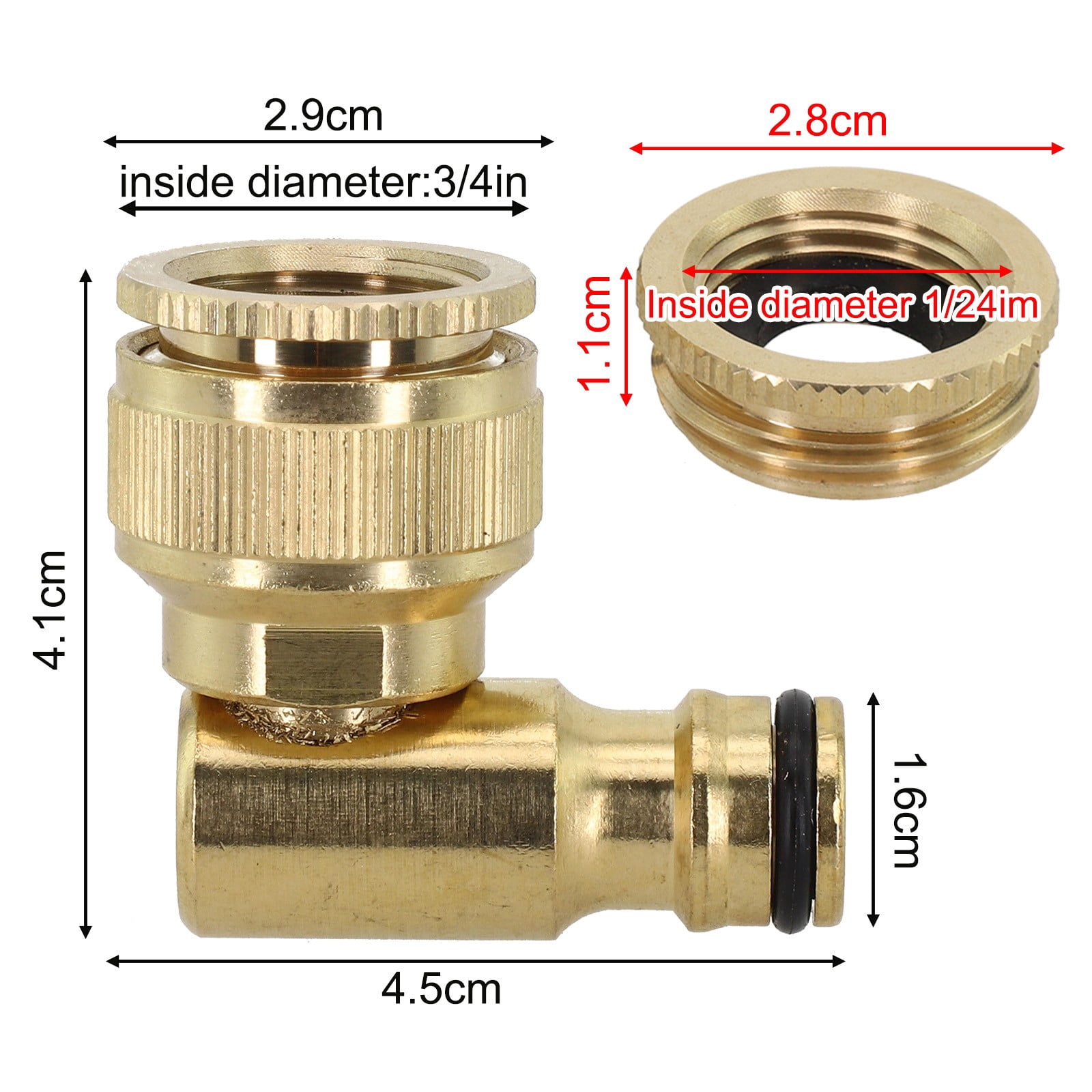 Brass Hose Connection /2