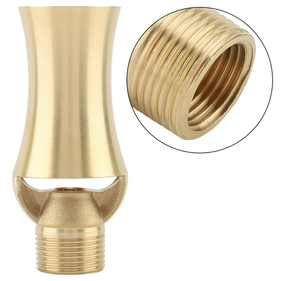 Brass Ice Tower Cascade Cedar Water Fountain Nozzle Spray Pond Sprinkler Head (1/2''3/4'')