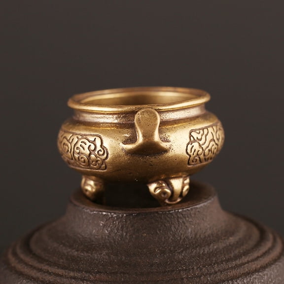 Brass Incense Burner Pure Copper for Mini Incense Burner Decoration