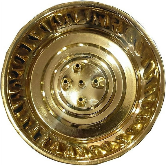 Brass Incense Holder for Multiple Incense Sticks Metal Gourd-Shaped Ash Catcher for Meditation Yoga Room Home Decor