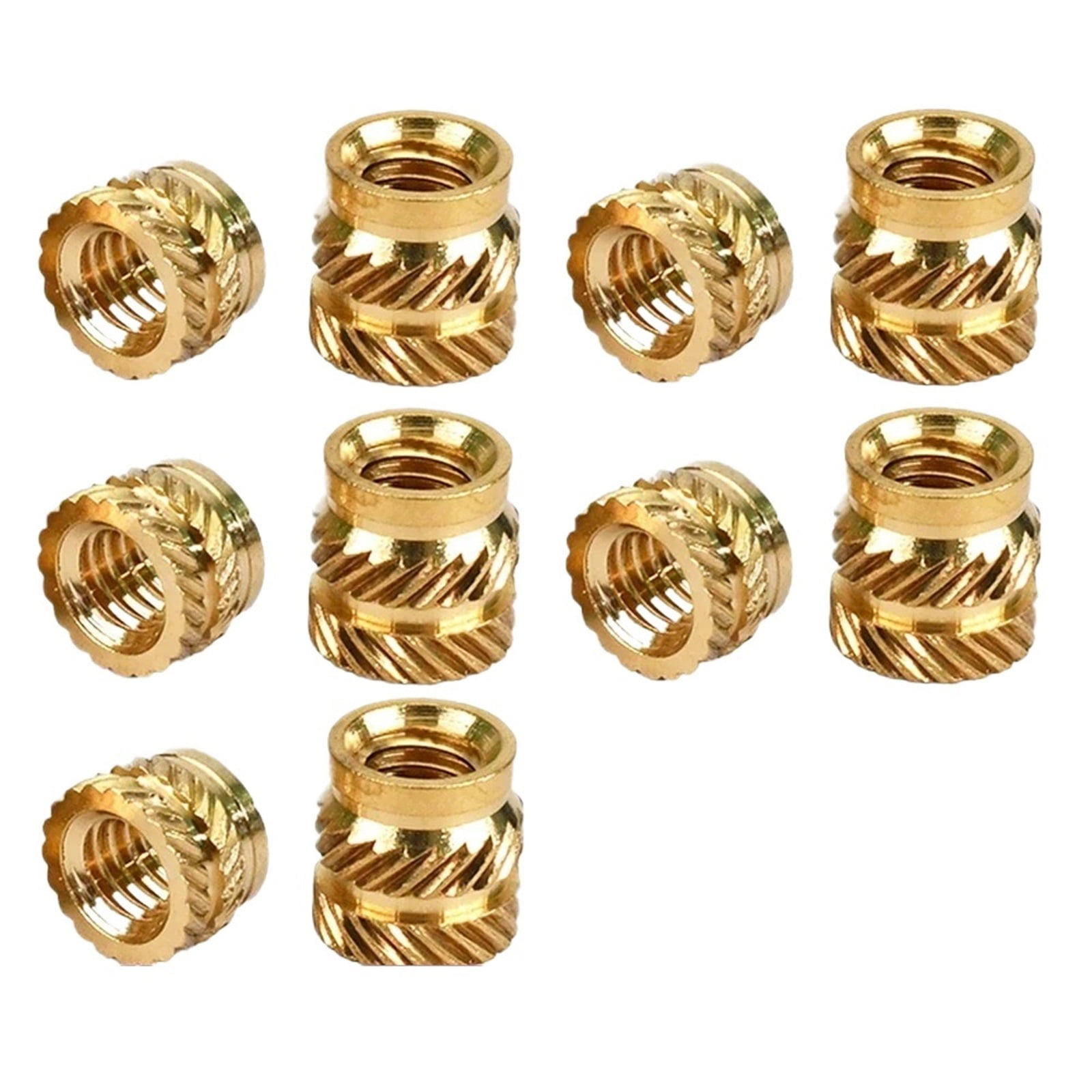 Brass Insert Nut Hot Melt Heat Knurled Embed Injection Copper Insertnut ...