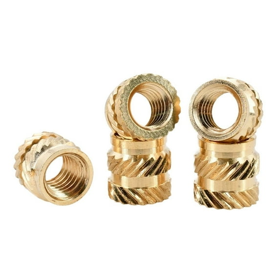 Brass Insert Nuts Copper Insertnut Hot Melt 3D Printing Nutsert Heat Injection Embedment Metric Thread Nuts Kit