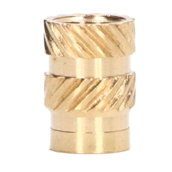Brass Insert for 3D Printed Shoes: 100pcs Golden Brass, Wear-Resistant, Corrosion-Free, Knurled Threaded 100PCS 3D Printer