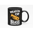 thumbnail image 1 of Brass Instrument, Black 11oz Ceramic Mug, 1 of 5