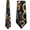 thumbnail image 1 of Brass Instruments Necktie Mens Tie, 1 of 3