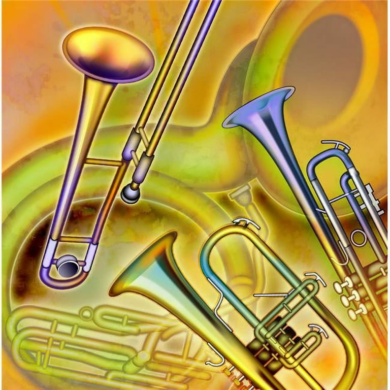 Brass Instruments Vector Art & Graphics