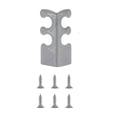thumbnail image 1 of Mrasaso Silver Modern Metal Corner Protector, Sleek Edge Guard, Anti-Collision Decorative Bracket for Cabinet & Wooden Furniture, 1 of 1
