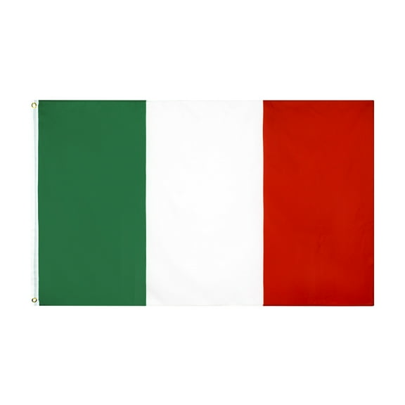 Brass Italy Flag 23.5"X35.4" Print-Bright Buttonhole Banner, National Pride Outdoor/Indoor Decoration, Durable Fade-Resistant Fabric, Perfect for World-Cup, Festival, Gift, 1Pc , 1Pc Italian Flag