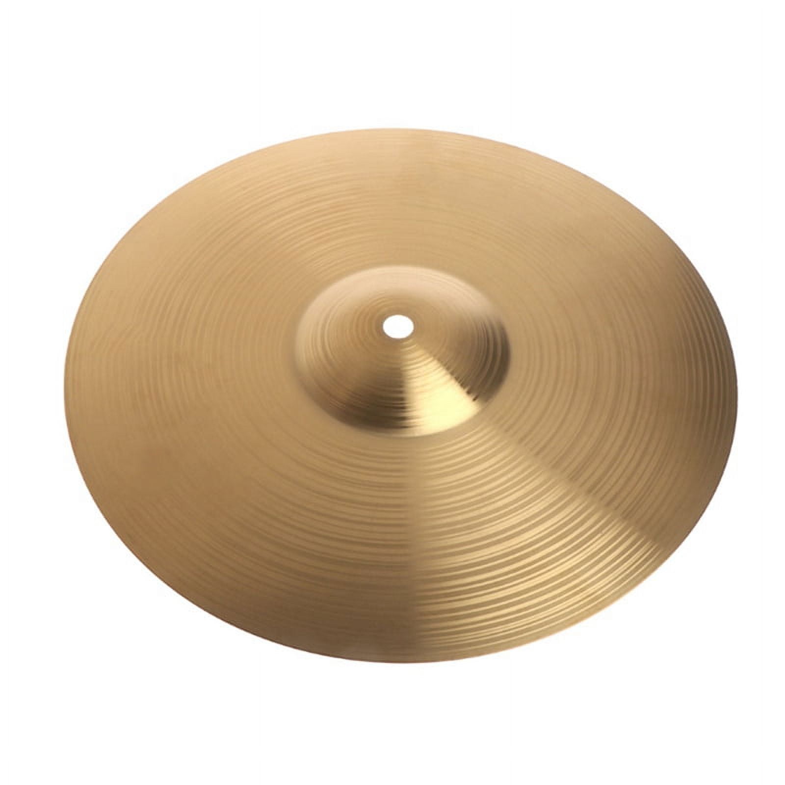 Brass Jazz Drum Crash Cymbals Alloy Cymbal Hi-Hat for Drum Players 12 Inch Size Drum