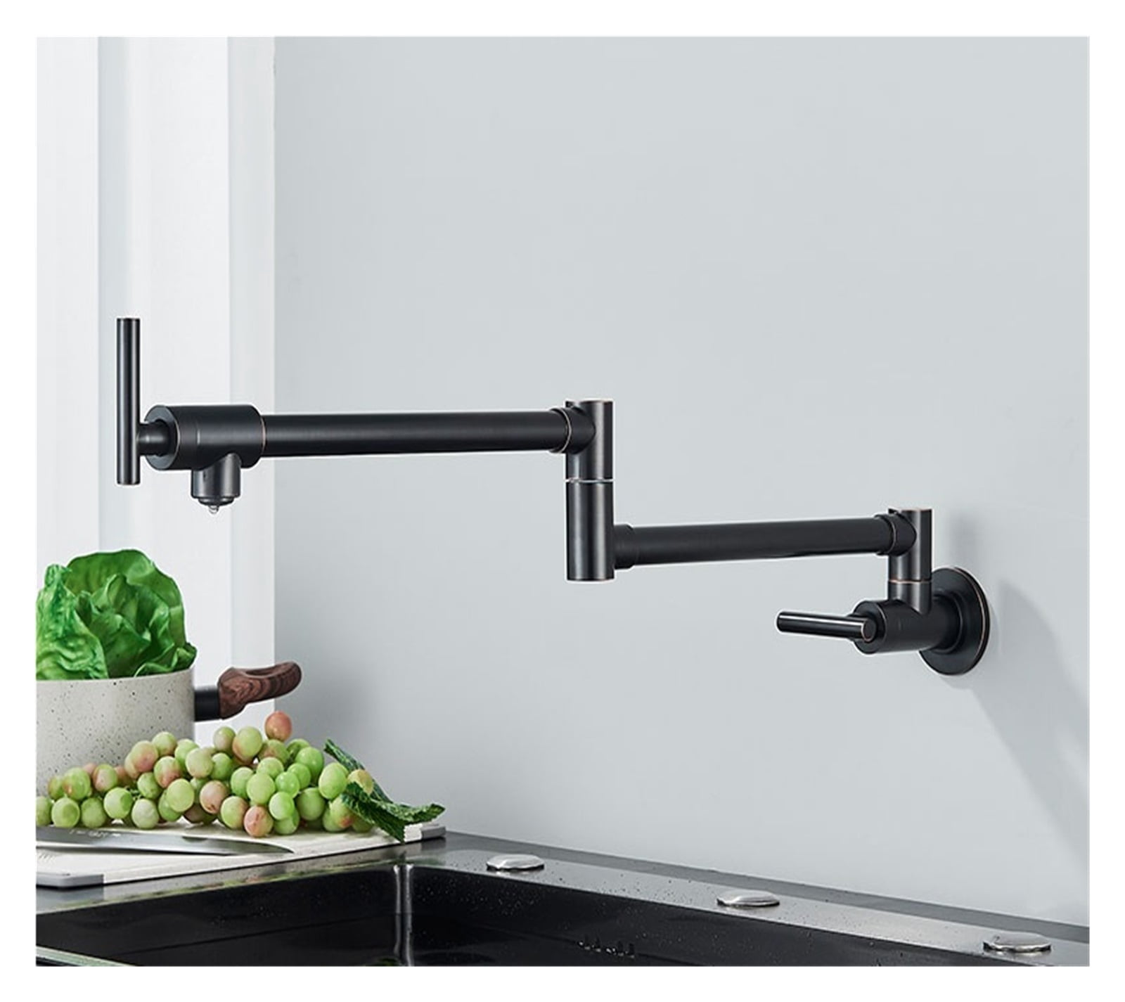 Brass Kitchen Faucet Brushed Gold Sing Cold Kitchen Sink Water Tap ...