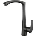 Brass Kitchen Faucet Gun Gray 360 ° Rotation Kitchen Sink Faucet Deck