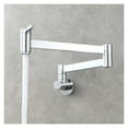 thumbnail image 1 of Brass Kitchen Faucet Wall Mount Pot Filler Faucet 360 Rotatable Folding Lengthened With Double Joint Swing Arms Cold Water Tap ,Easy to Install, 1 of 7