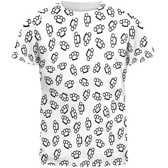 Brass Knuckles All Over Adult T-Shirt - Large