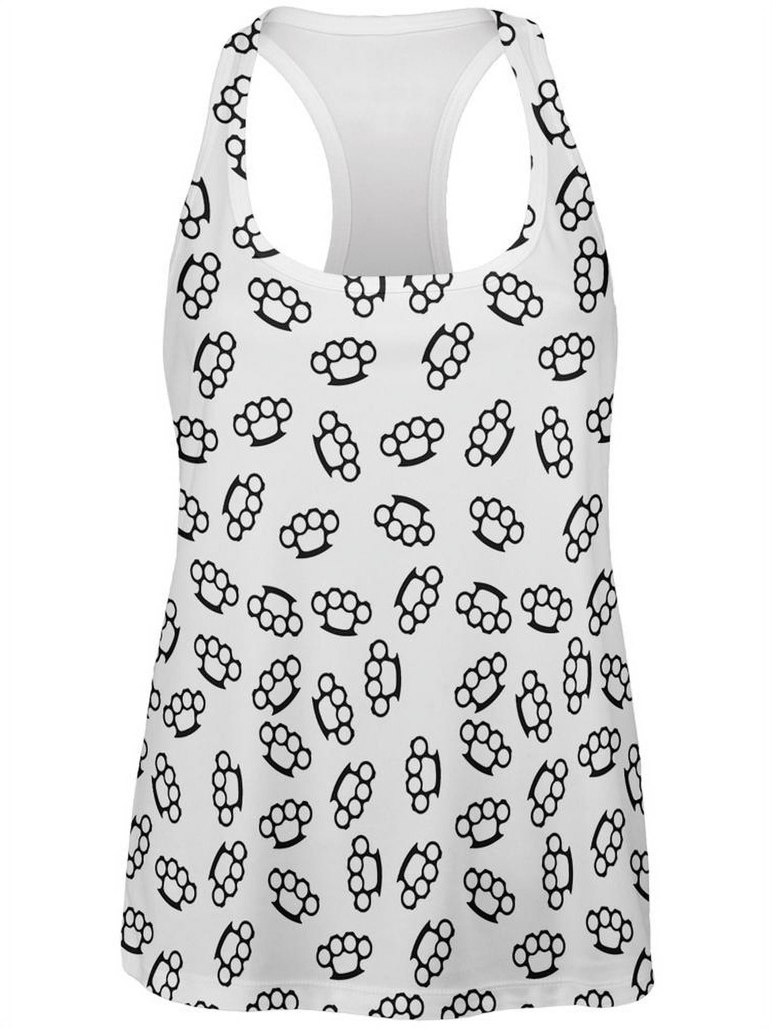 Brass Knuckles All Over Womens Racerback Tank Top - Small 